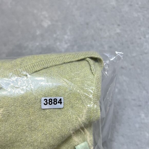 VINTAGE Geneva Sweater Women Size Large Light Green 100% Cashmere Pullover - Picture 10 of 11
